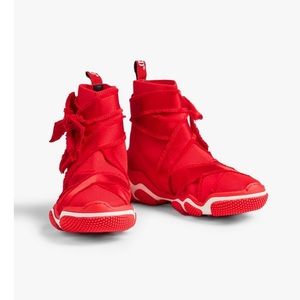 Red Valentino sneakers size 38. Worn ONCE! IN Brand New condition.